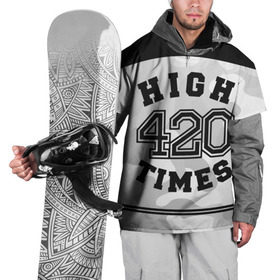 Накидка на куртку 3D с принтом High Times 420 Camo в Кировске, 100% полиэстер |  | camouflage | камо | камуфляж