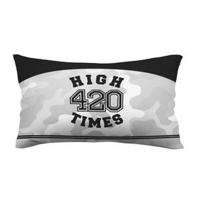 Подушка 3D антистресс с принтом High Times 420 Camo в Кировске, наволочка — 100% полиэстер, наполнитель — вспененный полистирол | состоит из подушки и наволочки на молнии | Тематика изображения на принте: camouflage | камо | камуфляж