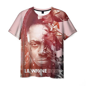 Мужская футболка 3D с принтом Lil Wayne 7 в Кировске, 100% полиэфир | прямой крой, круглый вырез горловины, длина до линии бедер | 