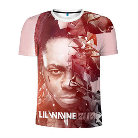 Мужская футболка 3D спортивная с принтом Lil Wayne 7 в Кировске, 100% полиэстер с улучшенными характеристиками | приталенный силуэт, круглая горловина, широкие плечи, сужается к линии бедра | Тематика изображения на принте: 