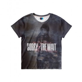 Детская футболка 3D с принтом Lil Wayne 6 в Кировске, 100% гипоаллергенный полиэфир | прямой крой, круглый вырез горловины, длина до линии бедер, чуть спущенное плечо, ткань немного тянется | 