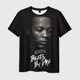Мужская футболка 3D с принтом Dr.Dre в Кировске, 100% полиэфир | прямой крой, круглый вырез горловины, длина до линии бедер | dr. dre | rap | андре ромелл янг | джи фанк. | доктор дре | доктор дрэ | рэп