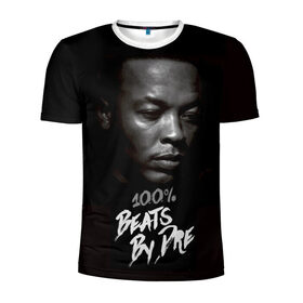 Мужская футболка 3D спортивная с принтом Dr.Dre в Кировске, 100% полиэстер с улучшенными характеристиками | приталенный силуэт, круглая горловина, широкие плечи, сужается к линии бедра | dr. dre | rap | андре ромелл янг | джи фанк. | доктор дре | доктор дрэ | рэп