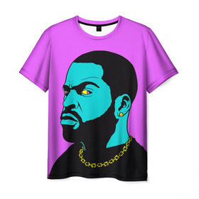 Мужская футболка 3D с принтом Ice Cube 3 в Кировске, 100% полиэфир | прямой крой, круглый вырез горловины, длина до линии бедер | ice cube | oshea jackson | rap | айс кьюб | гангста рэп | о’ши дже́ксон | рэп