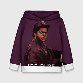 Детская толстовка 3D с принтом Ice Cube 5 в Кировске, 100% полиэстер | двухслойный капюшон со шнурком для регулировки, мягкие манжеты на рукавах и по низу толстовки, спереди карман-кенгуру с мягким внутренним слоем | ice cube | oshea jackson | rap | айс кьюб | гангста рэп | о’ши дже́ксон | рэп