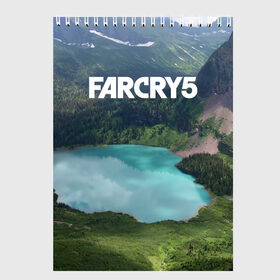 Скетчбук с принтом Far Cry 5 в Кировске, 100% бумага
 | 48 листов, плотность листов — 100 г/м2, плотность картонной обложки — 250 г/м2. Листы скреплены сверху удобной пружинной спиралью | far cry | far cry 5 | фар край