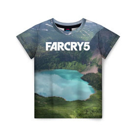 Детская футболка 3D с принтом Far Cry 5 в Кировске, 100% гипоаллергенный полиэфир | прямой крой, круглый вырез горловины, длина до линии бедер, чуть спущенное плечо, ткань немного тянется | far cry | far cry 5 | фар край