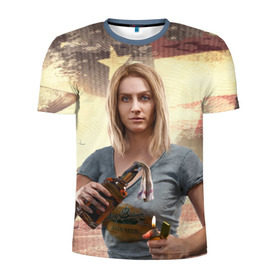 Мужская футболка 3D спортивная с принтом Фар Край 5 в Кировске, 100% полиэстер с улучшенными характеристиками | приталенный силуэт, круглая горловина, широкие плечи, сужается к линии бедра | far cry | far cry 5 | фар край