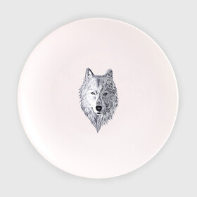 Тарелка 3D с принтом Рисованный волк в Кировске, фарфор | диаметр - 210 мм
диаметр для нанесения принта - 120 мм | арт | волки | графика | животные | узор | хищники | черно белые