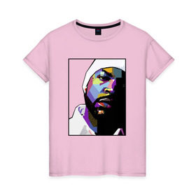 Женская футболка хлопок с принтом Ice Cube в Кировске, 100% хлопок | прямой крой, круглый вырез горловины, длина до линии бедер, слегка спущенное плечо | ice cube | oshea jackson | rap | айс кьюб | гангста рэп | о’ши джексон | рэп