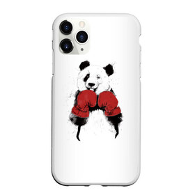 Чехол для iPhone 11 Pro матовый с принтом Панда боксер в Кировске, Силикон |  | бамбук | бамбуковый медведь | бокс | боксерские | брызги | енот | животное | коала | красивый | красная книга | кунгфу | медведь | милый | мишка | очки | панда | перчатки | пот | прикол | прикольный