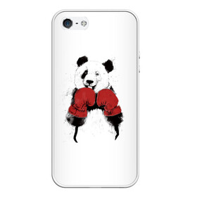 Чехол для iPhone 5/5S матовый с принтом Панда боксер в Кировске, Силикон | Область печати: задняя сторона чехла, без боковых панелей | бамбук | бамбуковый медведь | бокс | боксерские | брызги | енот | животное | коала | красивый | красная книга | кунгфу | медведь | милый | мишка | очки | панда | перчатки | пот | прикол | прикольный
