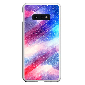 Чехол для Samsung S10E с принтом Space в Кировске, Силикон | Область печати: задняя сторона чехла, без боковых панелей | Тематика изображения на принте: 3d | cosmos | абстракция | арт | блики | краски | текстура