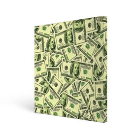 Холст квадратный с принтом Benjamin Franklin в Кировске, 100% ПВХ |  | 3d | benjamin franklin | америка | богатство | валюта | денежные купюры | деньги | доллар | зеленые | сша | текстуры