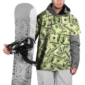 Накидка на куртку 3D с принтом Benjamin Franklin в Кировске, 100% полиэстер |  | 3d | benjamin franklin | америка | богатство | валюта | денежные купюры | деньги | доллар | зеленые | сша | текстуры