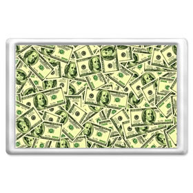 Магнит 45*70 с принтом Benjamin Franklin в Кировске, Пластик | Размер: 78*52 мм; Размер печати: 70*45 | Тематика изображения на принте: 3d | benjamin franklin | америка | богатство | валюта | денежные купюры | деньги | доллар | зеленые | сша | текстуры