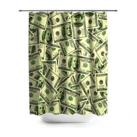 Штора 3D для ванной с принтом Benjamin Franklin в Кировске, 100% полиэстер | плотность материала — 100 г/м2. Стандартный размер — 146 см х 180 см. По верхнему краю — пластиковые люверсы для креплений. В комплекте 10 пластиковых колец | 3d | benjamin franklin | америка | богатство | валюта | денежные купюры | деньги | доллар | зеленые | сша | текстуры