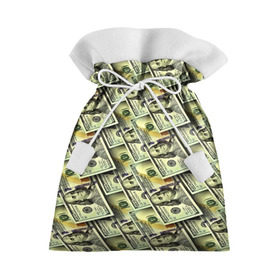 Подарочный 3D мешок с принтом Деньги в Кировске, 100% полиэстер | Размер: 29*39 см | 3d | benjamin franklin | америка | богатство | валюта | денежные купюры | деньги | доллар | зеленые | сша | текстуры