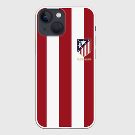 Чехол для iPhone 13 mini с принтом Атлетико Мадрид в Кировске,  |  | atletico madrid | club | emblem | form | logo | soccer | spanish | атлетико мадрид | испанский | клуб | логотип | форма | футбольный | эмблема