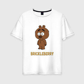 Женская футболка хлопок Oversize с принтом Malloy (Brickleberry) в Кировске, 100% хлопок | свободный крой, круглый ворот, спущенный рукав, длина до линии бедер
 | brickleberry | malloy