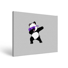 Холст прямоугольный с принтом Panda в Кировске, 100% ПВХ |  | Тематика изображения на принте: panda dab | животные | панда