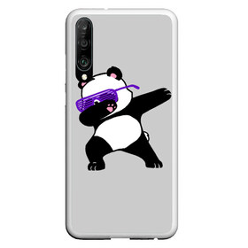 Чехол для Honor P30 с принтом Panda в Кировске, Силикон | Область печати: задняя сторона чехла, без боковых панелей | Тематика изображения на принте: panda dab | животные | панда