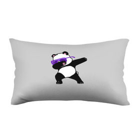 Подушка 3D антистресс с принтом Panda в Кировске, наволочка — 100% полиэстер, наполнитель — вспененный полистирол | состоит из подушки и наволочки на молнии | panda dab | животные | панда