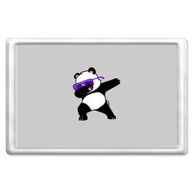 Магнит 45*70 с принтом Panda в Кировске, Пластик | Размер: 78*52 мм; Размер печати: 70*45 | Тематика изображения на принте: panda dab | животные | панда