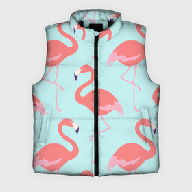 Мужской жилет утепленный 3D с принтом Flamingos pattern в Кировске,  |  | Тематика изображения на принте: animals | beautiful | bird | birds | birdy | blue | color | flamingo | nature | wild | белое | голубое | животные | красивое | красота | милое | природа | птица | птицы | птичка | птички | синее | фламинго | цвет | яркое