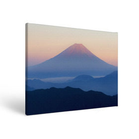 Холст прямоугольный с принтом Фудзияма в Кировске, 100% ПВХ |  | Тематика изображения на принте: fuji | вулкан | горы | рассвет | солнце | туман | утро | япония