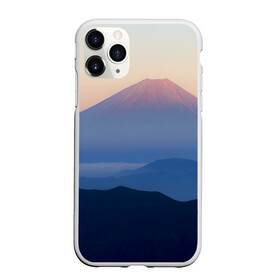 Чехол для iPhone 11 Pro матовый с принтом Фудзияма в Кировске, Силикон |  | fuji | вулкан | горы | рассвет | солнце | туман | утро | япония