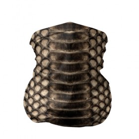 Бандана-труба 3D с принтом Питон в Кировске, 100% полиэстер, ткань с особыми свойствами — Activecool | плотность 150‒180 г/м2; хорошо тянется, но сохраняет форму | аллигатор | варан | игуана | кайман | кожа | крокодил | питон | ящерица
