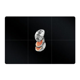 Магнитный плакат 3Х2 с принтом Луна дольками в Кировске, Полимерный материал с магнитным слоем | 6 деталей размером 9*9 см | Тематика изображения на принте: апельсин | грейпфрут | ломтики | цитрус