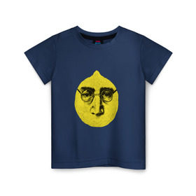 Детская футболка хлопок с принтом John Lemon карандашем в Кировске, 100% хлопок | круглый вырез горловины, полуприлегающий силуэт, длина до линии бедер | john lennon | the beatles | битлз | джон леннон | лимон