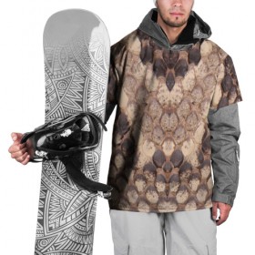 Накидка на куртку 3D с принтом Питон в Кировске, 100% полиэстер |  | аллигатор | варан | игуана | кайман | кожа | крокодил | питон | ящерица
