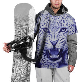 Накидка на куртку 3D с принтом Леопард в Кировске, 100% полиэстер |  | Тематика изображения на принте: арт | гепард | дикая кошка | зверь | искусство | кошка | леопард | хищник