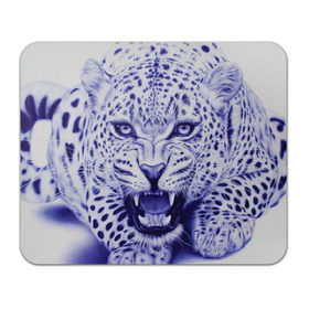 Коврик прямоугольный с принтом Леопард в Кировске, натуральный каучук | размер 230 х 185 мм; запечатка лицевой стороны | арт | гепард | дикая кошка | зверь | искусство | кошка | леопард | хищник