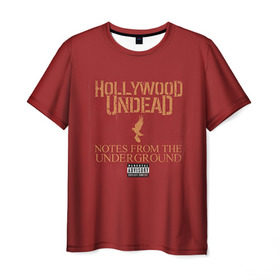 Мужская футболка 3D с принтом Hollywood Undead 8 в Кировске, 100% полиэфир | прямой крой, круглый вырез горловины, длина до линии бедер | hollywood undead | голливудская нежить