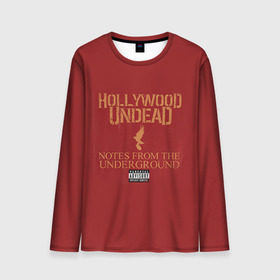 Мужской лонгслив 3D с принтом Hollywood Undead 8 в Кировске, 100% полиэстер | длинные рукава, круглый вырез горловины, полуприлегающий силуэт | hollywood undead | голливудская нежить