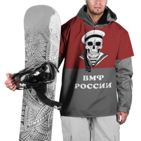 Накидка на куртку 3D с принтом ВМФ России в Кировске, 100% полиэстер |  | Тематика изображения на принте: 