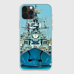 Чехол для iPhone 12 Pro Max с принтом Сторожевой корабль в Кировске, Силикон |  | 3d | море | севастополь | сторожевой корабль | судно | черноморский флот
