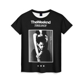 Женская футболка 3D с принтом The Weeknd в Кировске, 100% полиэфир ( синтетическое хлопкоподобное полотно) | прямой крой, круглый вырез горловины, длина до линии бедер | the weeknd | викенд | тесфайе | уикенд