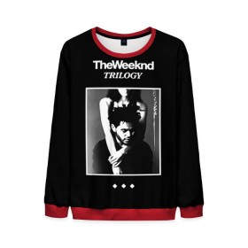 Мужской свитшот 3D с принтом The Weeknd в Кировске, 100% полиэстер с мягким внутренним слоем | круглый вырез горловины, мягкая резинка на манжетах и поясе, свободная посадка по фигуре | the weeknd | викенд | тесфайе | уикенд