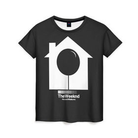 Женская футболка 3D с принтом The Weeknd в Кировске, 100% полиэфир ( синтетическое хлопкоподобное полотно) | прямой крой, круглый вырез горловины, длина до линии бедер | 