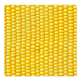 Магнитный плакат 3Х3 с принтом Сладкая вареная кукуруза в Кировске, Полимерный материал с магнитным слоем | 9 деталей размером 9*9 см | еда | кукуруза