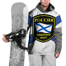 Накидка на куртку 3D с принтом Северный флот в Кировске, 100% полиэстер |  | Тематика изображения на принте: 3d | военно морские силы | символ | флаг | эмблема