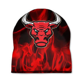 Шапка 3D с принтом Angry bull в Кировске, 100% полиэстер | универсальный размер, печать по всей поверхности изделия | Тематика изображения на принте: 3d | angry bull | in fire | бык | в огне | дым | животные | мощь | огненный | огонь | пламя | пожар | сила | стихия
