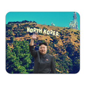 Коврик прямоугольный с принтом NORTH KOREA в Кировске, натуральный каучук | размер 230 х 185 мм; запечатка лицевой стороны | hollywood | kim jong un | north korea | ким чен ын | северная корея