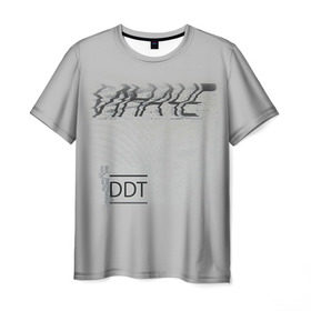 Мужская футболка 3D с принтом ДДТ в Кировске, 100% полиэфир | прямой крой, круглый вырез горловины, длина до линии бедер | ddt | ддт | русский рок | шевчук