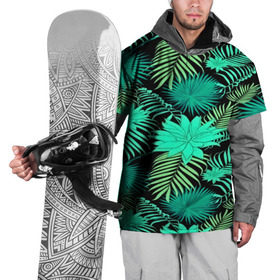Накидка на куртку 3D с принтом Tropical pattern в Кировске, 100% полиэстер |  | Тематика изображения на принте: 3d | арт | лето | листья | пальмы | текстура | узор | цветы
